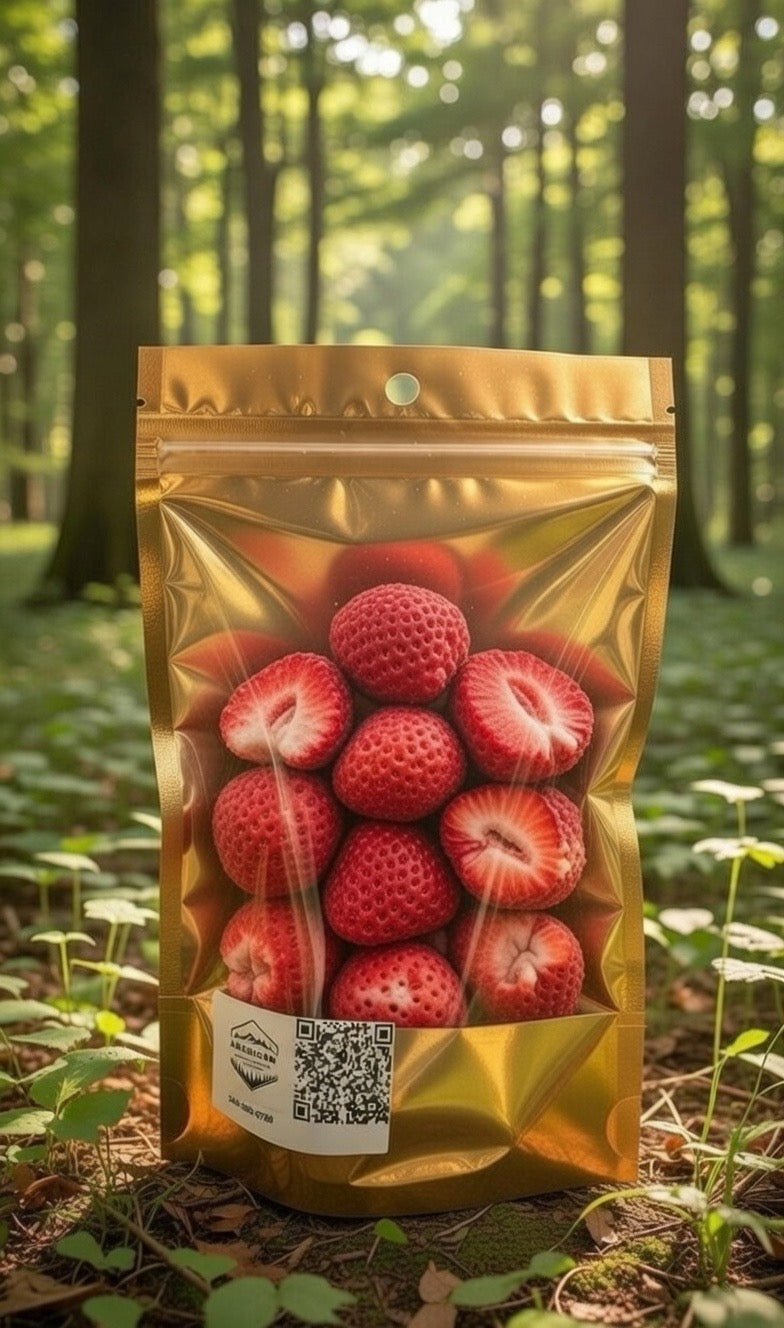 5oz FREEZE DRIED STRAWBERRIES